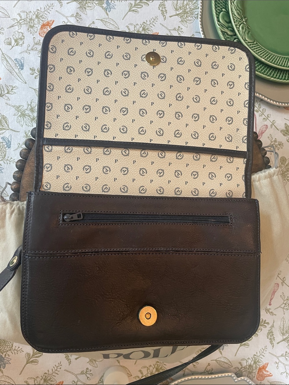 Pollini Monogram Print Shoulder/Crossbody Bag ๐ฎ๐น Made in Italy - Picture 13 of 16